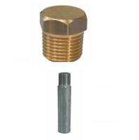 Pencil Anodes with plug For Cummins - 02044TX - Tecnoseal